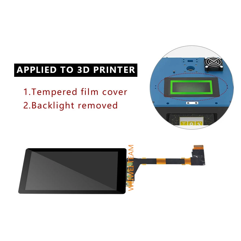 ЖК экран для 3D принтера Wisecoco LS055R1SX03 SX04 Photon 5 дюйма 2560x1440 2K Quad HD Высокая яркость +