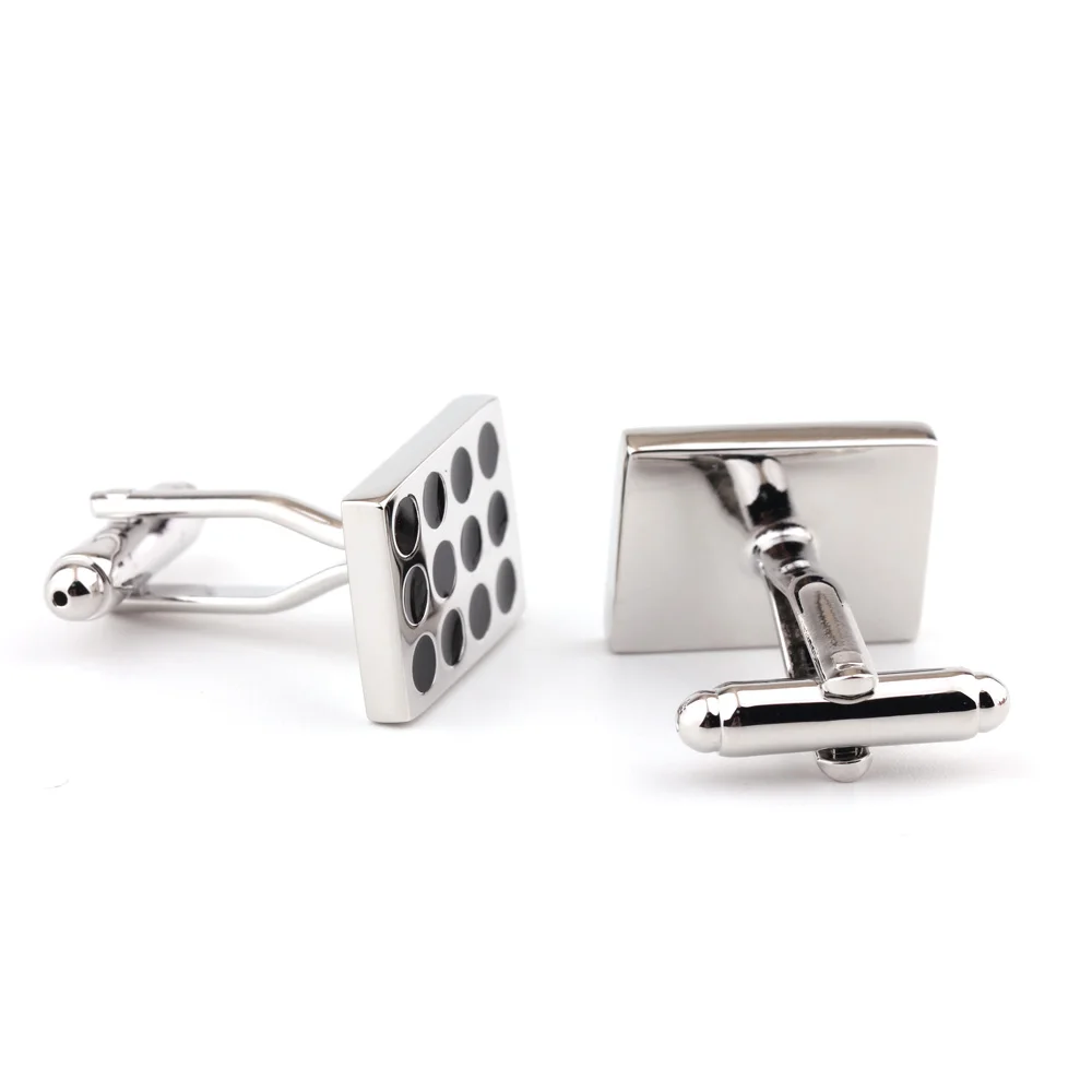 New Brand Cuff Links black strip design for men cufflinks Paint men's shirt buttons Luxury brand cufflink cuff link | Украшения и