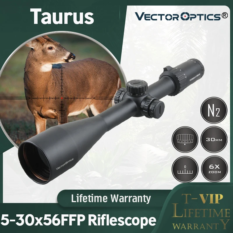 

Vector Optics Taurus 5-30x56 FFP Tactical Precision Riflescope High Quality Long Range Hunting Scope
