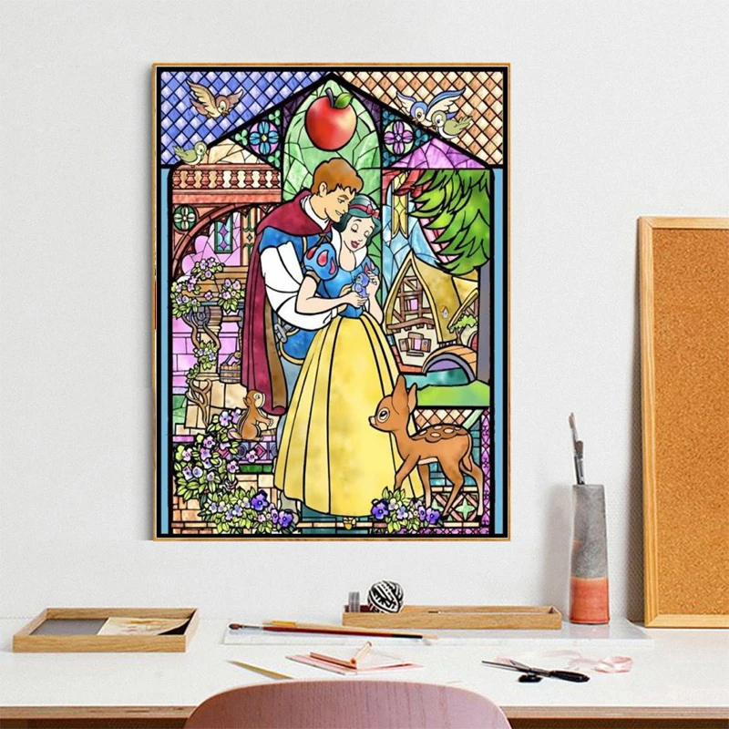 Алмазная живопись 5D &quotсделай сам&quot мультяшная принцесса полный набор для