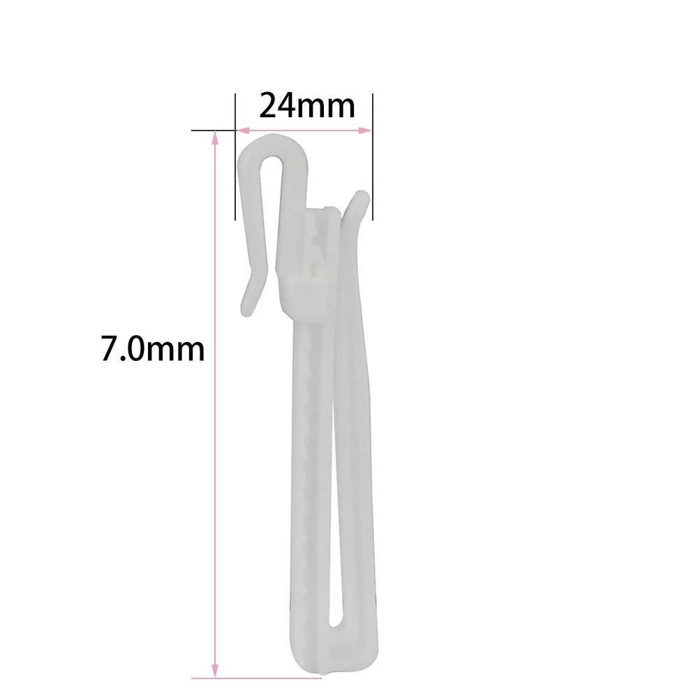 

Adjustable hook Ring Window White Plastic Curtain Hook Curtain Hanging Hooks For Home Curtain Shower Curtain Plastic Clip Hooks
