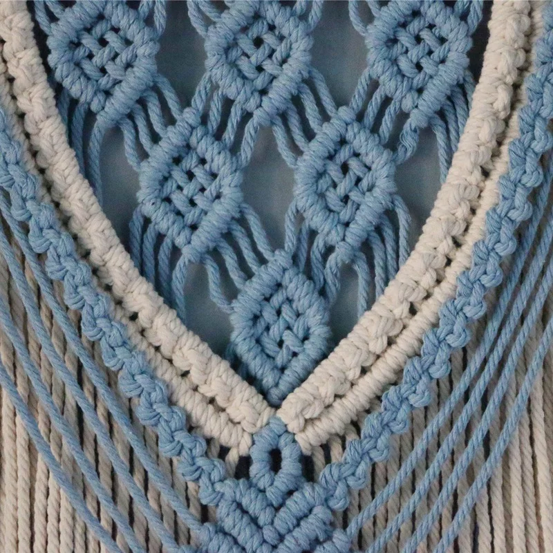 

Handwoven Cotton Tapestry Bohemian Room Wall Decoration Tassel Decoration for Family,Party Decoration,Wedding Background