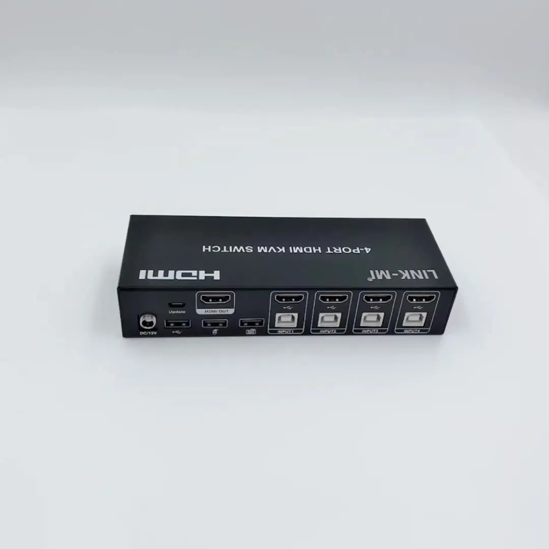 

LINK-MI 4K KVM Switch 4 HDMI in + 4 USB in + 1 HDMI out Support Mouse and Keyboard