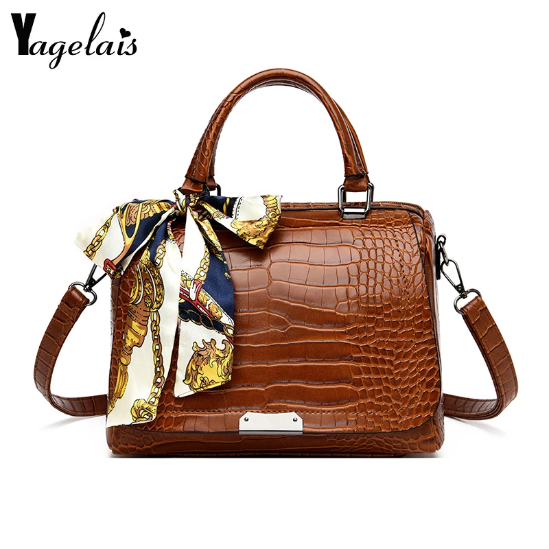 Аллигатор роскошные сумки женские дизайнерские через плечо крокодиловые