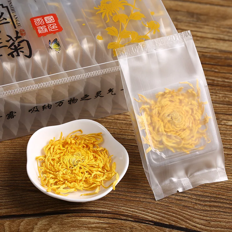 Праздничный подарок Jiangxi Xiushui Chrysanthemum чай с хризантемой большой чайный лист Huang Ju