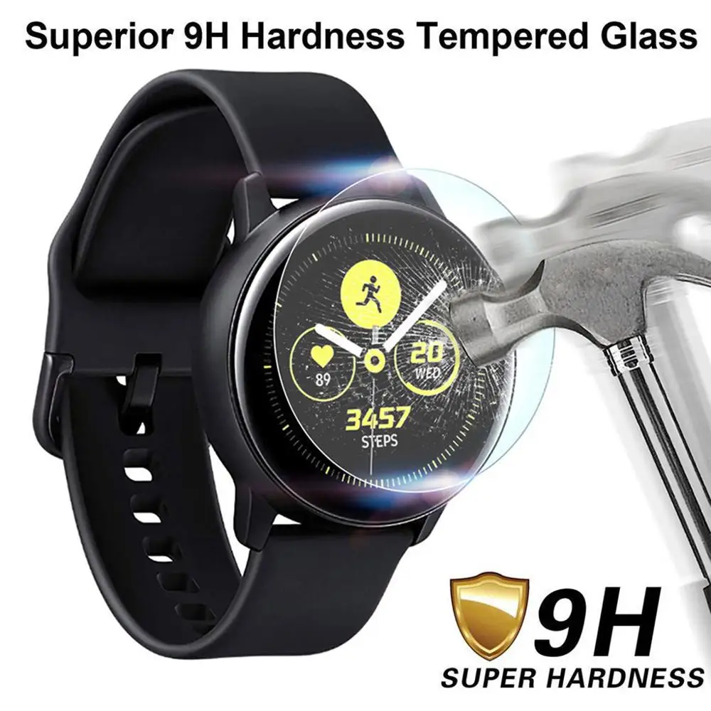 Screen Protectors Glass For Samsung Galaxy Watch 42mm 46mm Film Tempered Protective Protection Coverage Scratch Resistant 1-4pcs