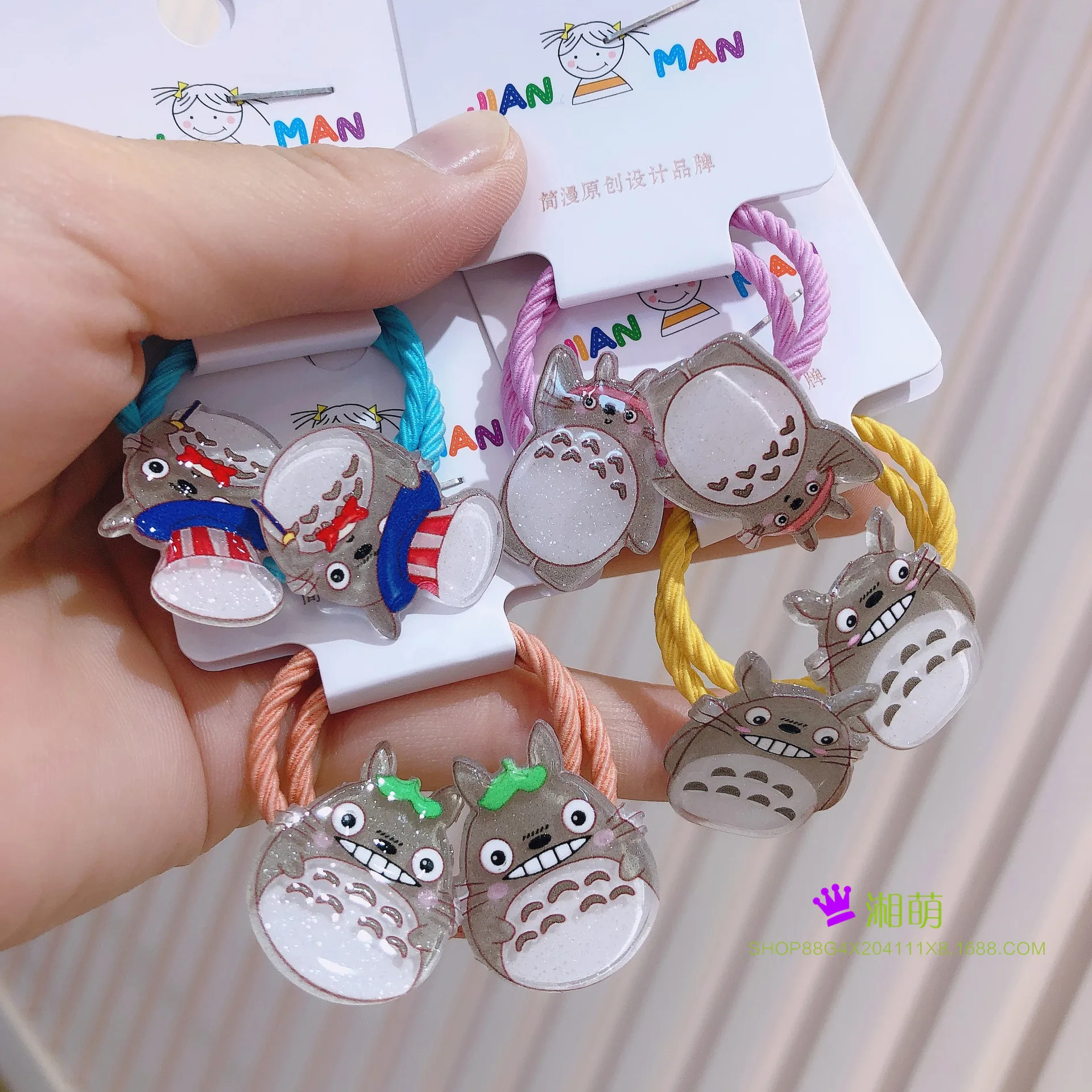 Милая маленькая резинка в стиле Мой сосед Тоторо плетеная для волос новые