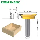 12 мм хвостовик Реверсивный замок ящика фрезы карбид вольфрама шарнир для деревообработки фрезы