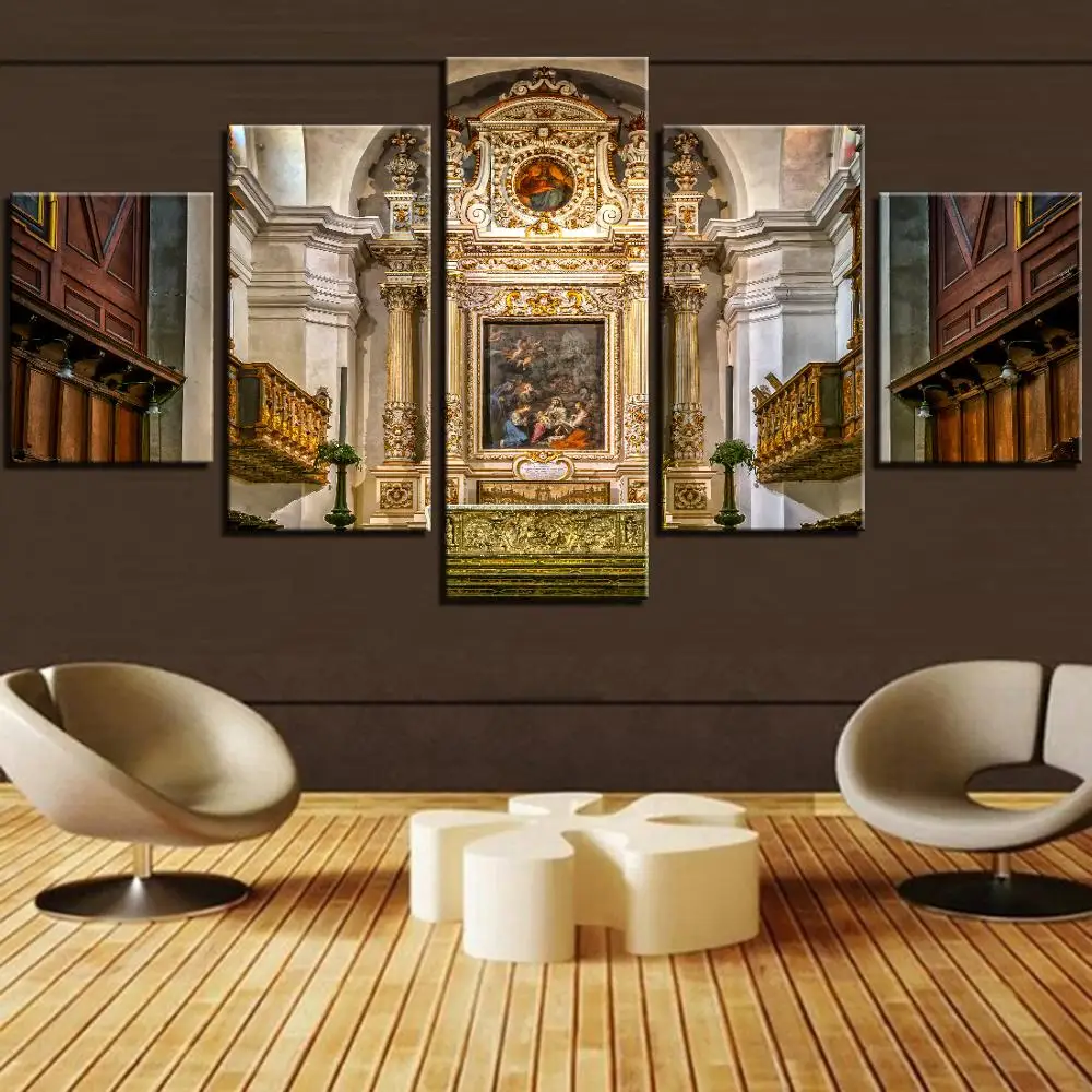 5 шт. церковная холщовая картина Иисуса религиозный постер Молящиеся картинки