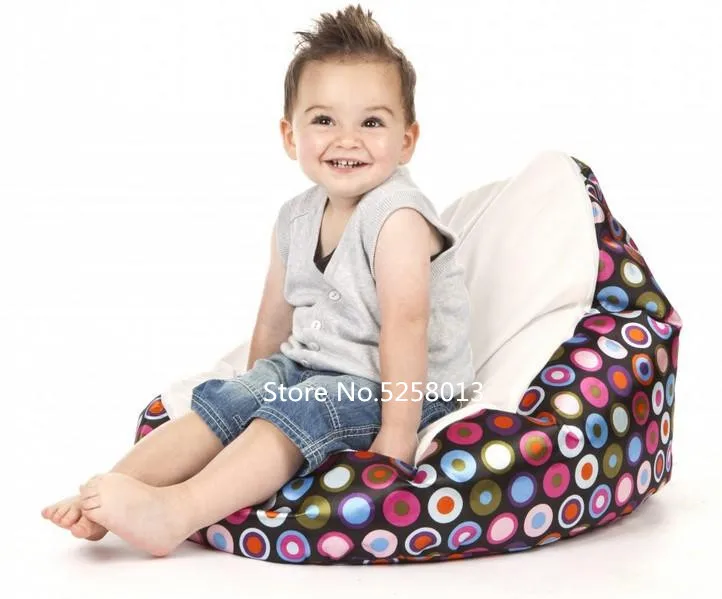 Лидер продаж безопасные удобные детские стулья в горошек дискотеки мешочки для