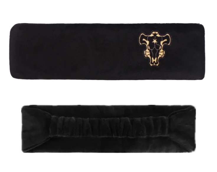 Повязка на голову с логотипом императора черного клевера аксессуар для костюма