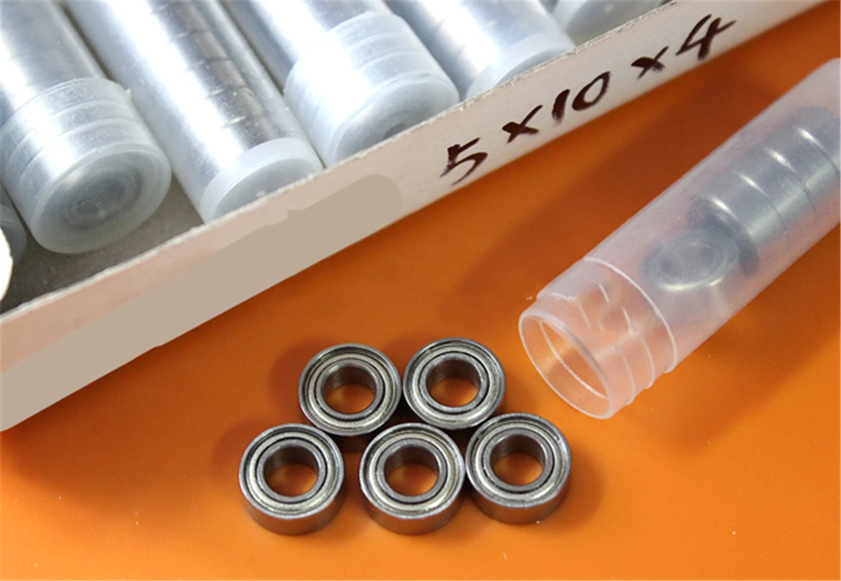 

10pcs Deep groove ball high carbon steel miniature bearing MR105ZZ MR105-2Z 5x10x4mm deep groove ball
