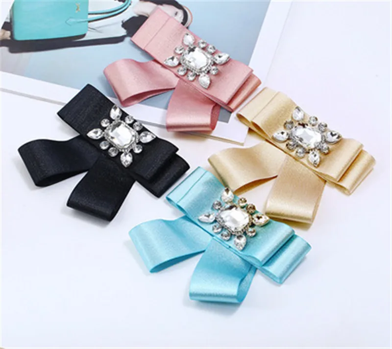 Женский галстук-бабочка для девушек булавки рубашки Осеннее винтажное кружево