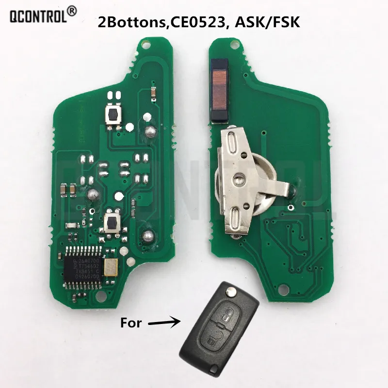 QCONTROL автомобильный пульт дистанционного управления для CITROEN C2 C3 C4 C5 Picasso Berlingo