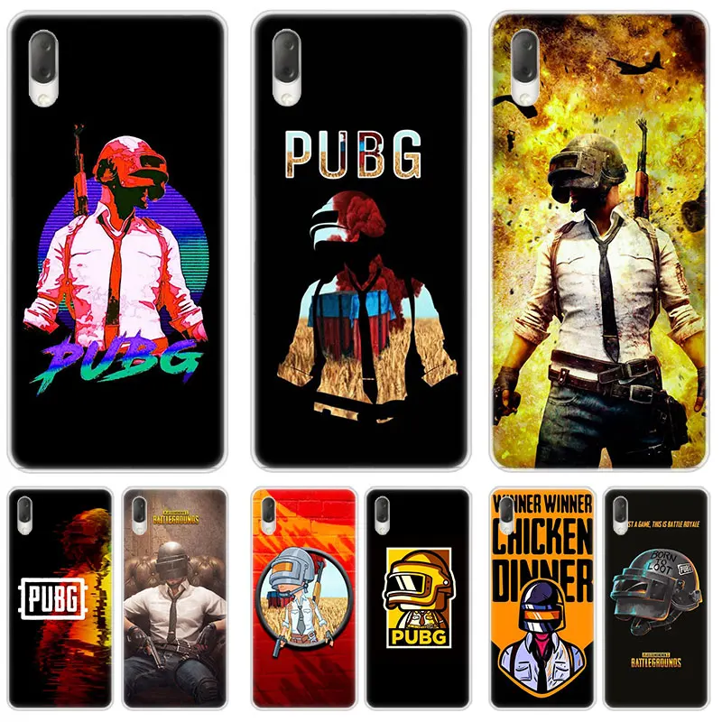 Жесткий Чехол для игры PUBG Sony Xperia L1 L2 L3 X XA XA1 XA2 Ultra E5 XZ XZ1 XZ2 Compact XZ3 M4 Aqua Z3 Z5 Премиум