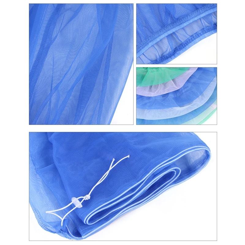 Сетчатый Чехол для птичьей клетки защита семян украшение воздухопроницаемая