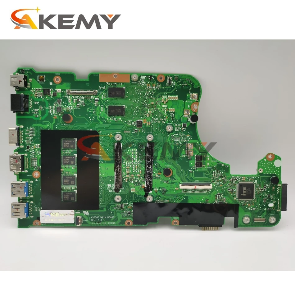 akemy x555qg laptop motherboard for asus x555bp original mainboard 8gb ram a9 9420 r5 m420 free global shipping