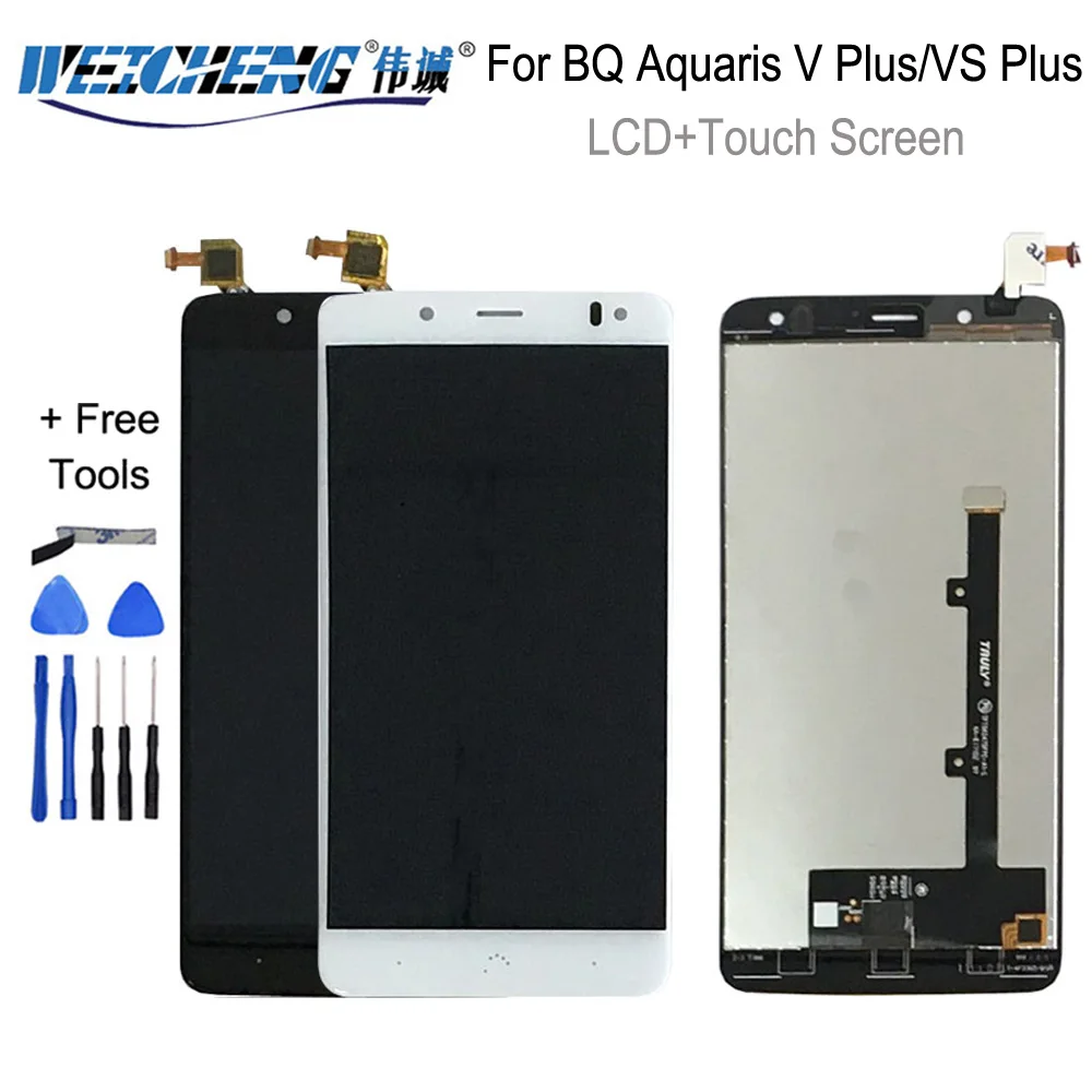 Протестированный новый для BQ Aquaris V Plus ЖК-дисплей сенсорный дигитайзер bq VS lcd