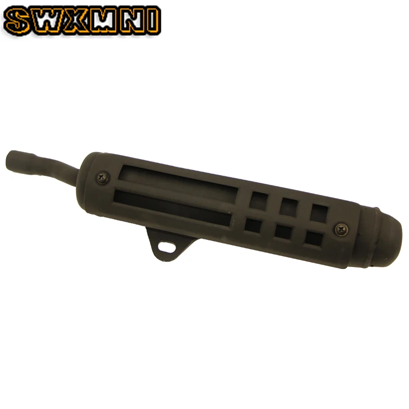 Новый черный выхлопной глушитель для мотоцикла труба Yamaha PW80 PW 80 Cafe Racer выхлопная в