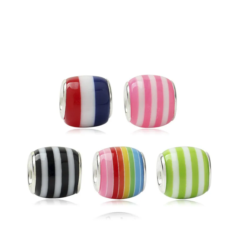 Бусины из муранского металла в форме трубки 5 шт. | Украшения и аксессуары