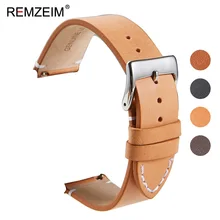 Calfskin Leather Watchband Quick Release Watch Band Wrist Strap 18mm 20mm 22mm 24mm Smart Watch Strap Watches Accessories