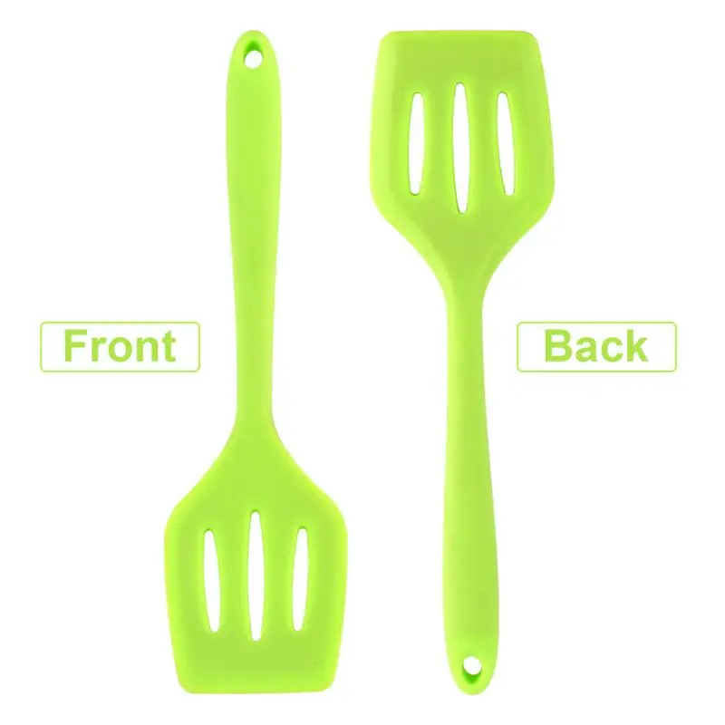 2PCS Silicone Cooking Spatula Slotted Turner Nonstick ​Heat Resistant Shovel Kitchen Utensil (Random Color)​ | Дом и сад