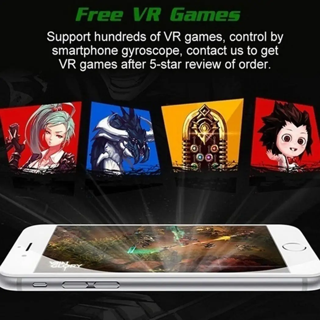 VR Очки виртуальной реальности 3D панорамный стерео кинотеатр с просмотром фильма