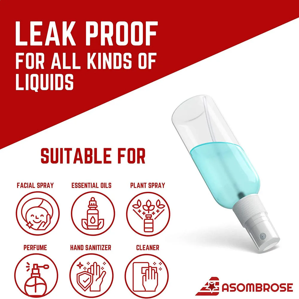 1 шт. прозрачная бутылка-распылитель для путешествий 10/30/50/60/100 мл | Красота и