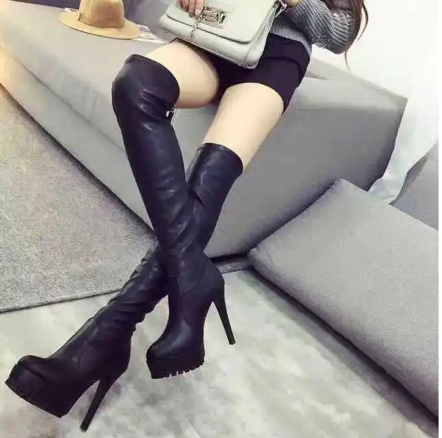 

summer new 2021 New boots super high heel knee high boots thin heel women's boots