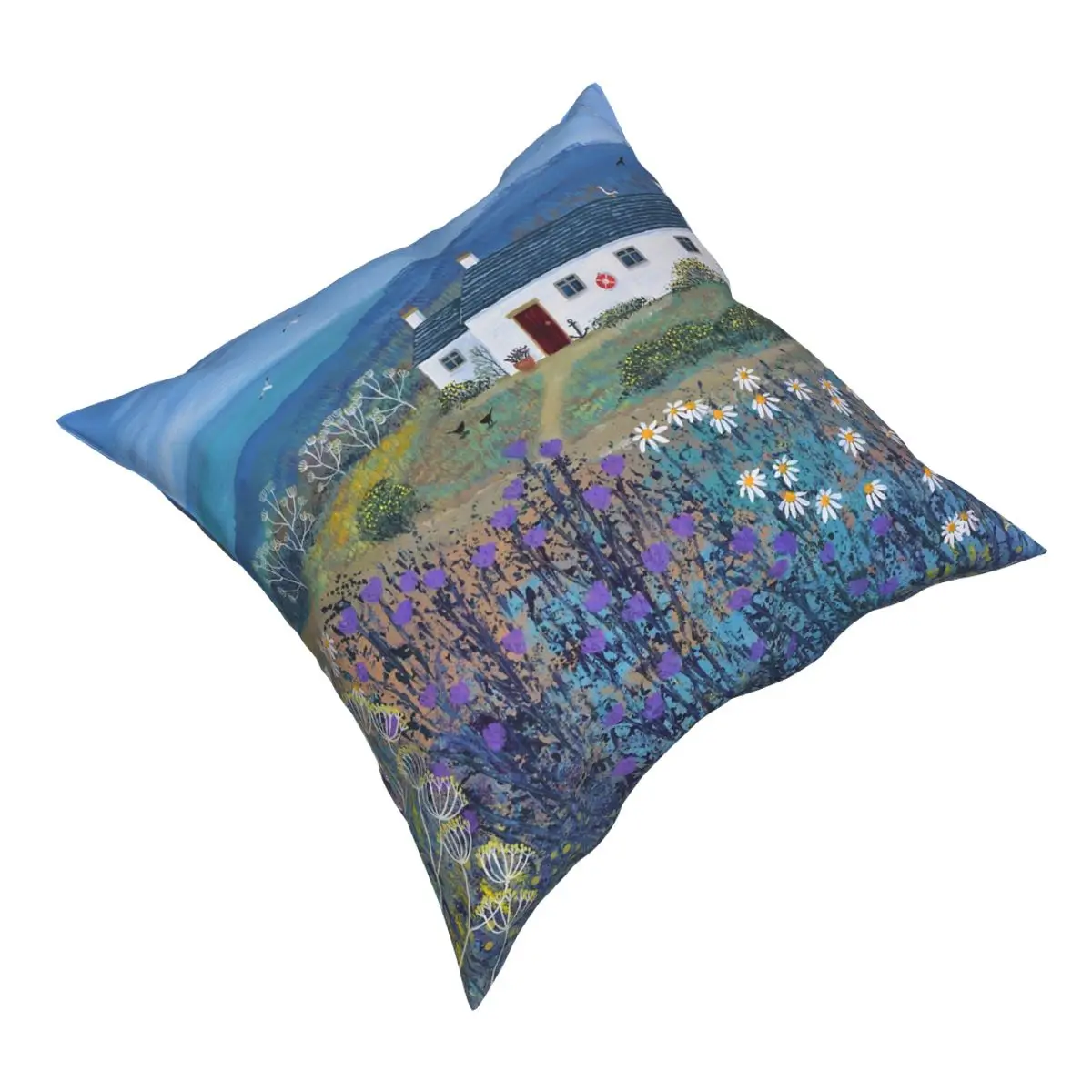 Место на берегу моря квадратная наволочка полиэстер узор Декор Чехлы подушки для