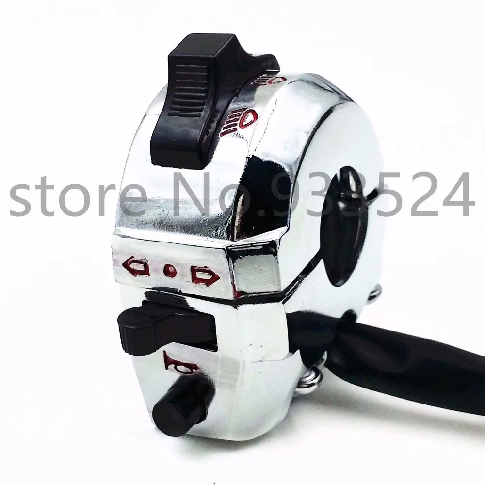 Двойной спортивный Левый переключатель сигнал поворота для Honda Kawasaki Suzuki Yamaha KTN