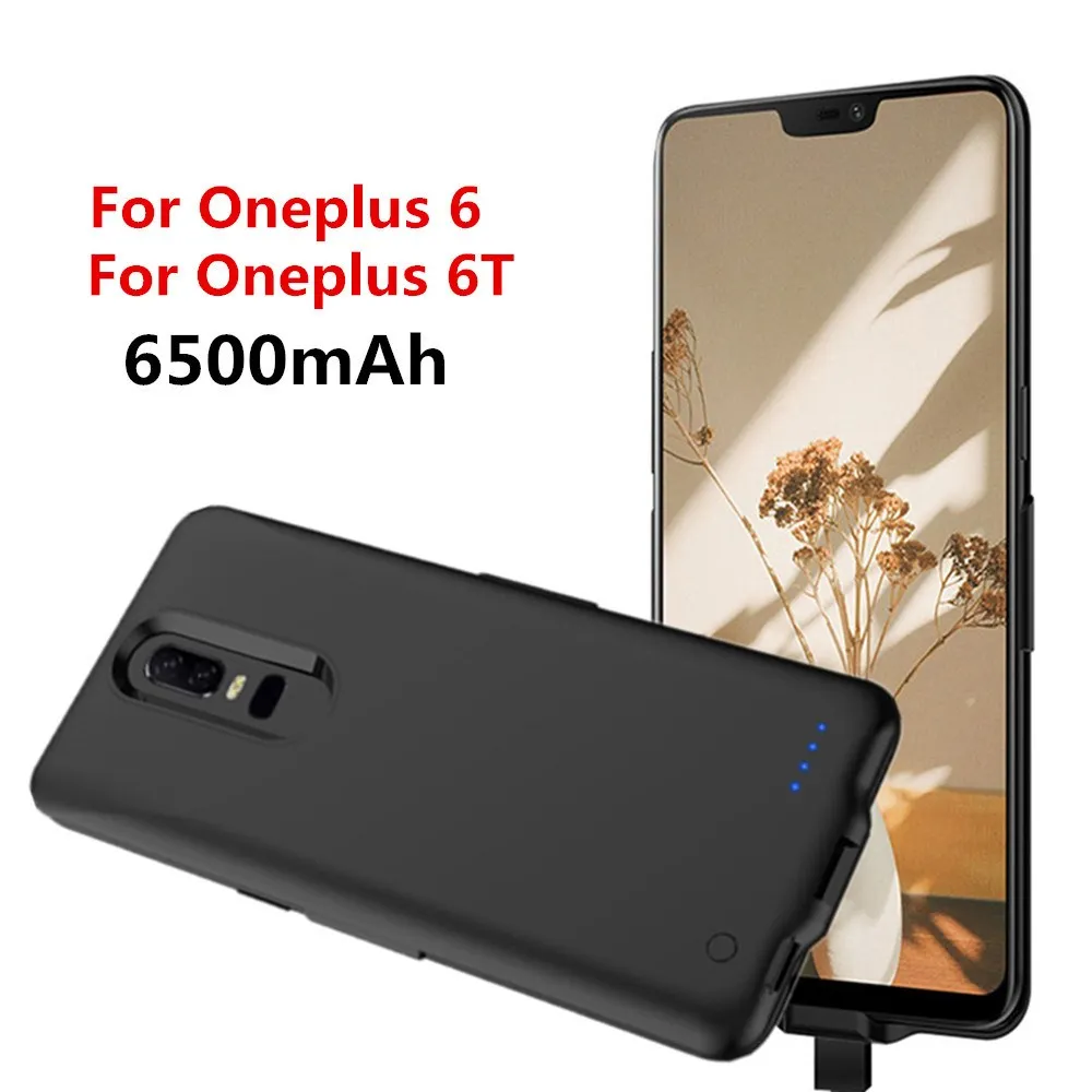 6500 мАч Расширенный телефон Батарея Мощность Чехол для мобильного телефона Oneplus 6T
