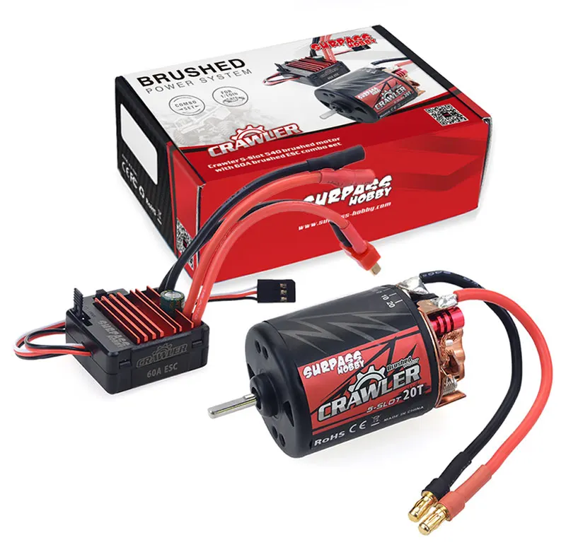 Двигатель Surpass Hobby 540 щеточный с большим крутящим моментом 11T/13T/16T/20T статора на 5