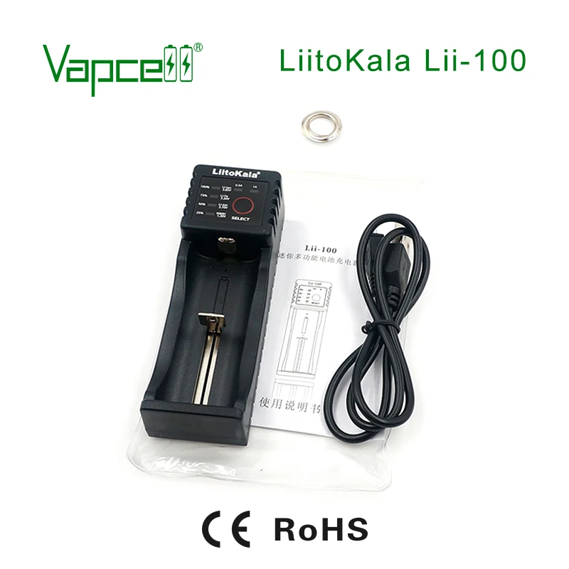 Vapcell зарядное устройство Liitokala Lii-100