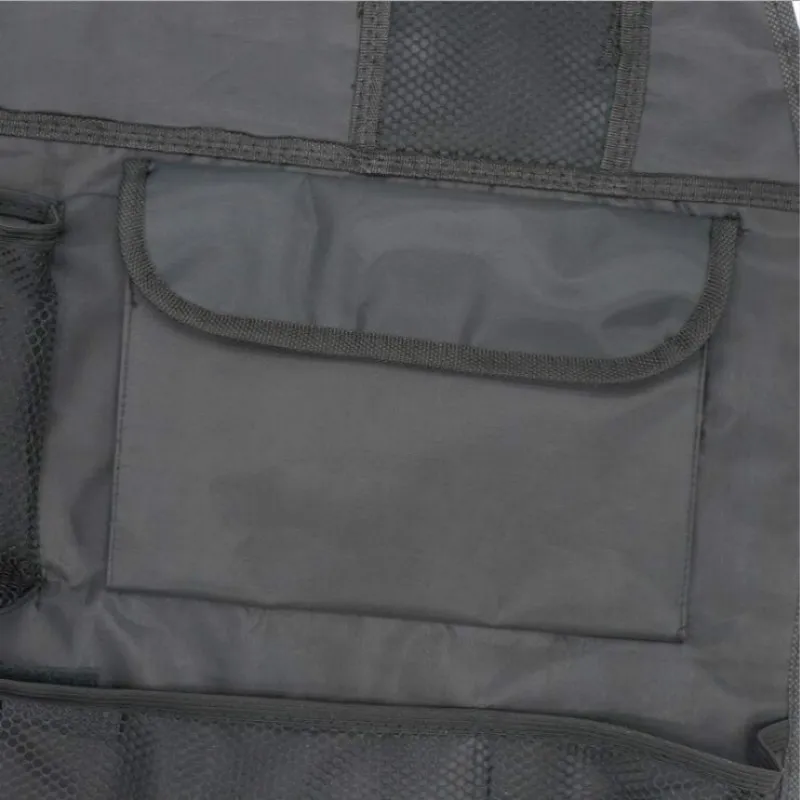 Universal Waterproof Car Back Seat Organizer Storage Bag Multi Pocket Hanging Pouch Assorted 58cmx38cm Auto Accessories Black | Автомобили