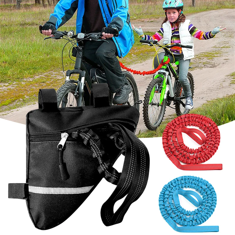 

Mountain Bike Tow Rope for Kids Cycling Stretch Pull Strap Long Cycling Adventures Riding Further with Father B2Cshop