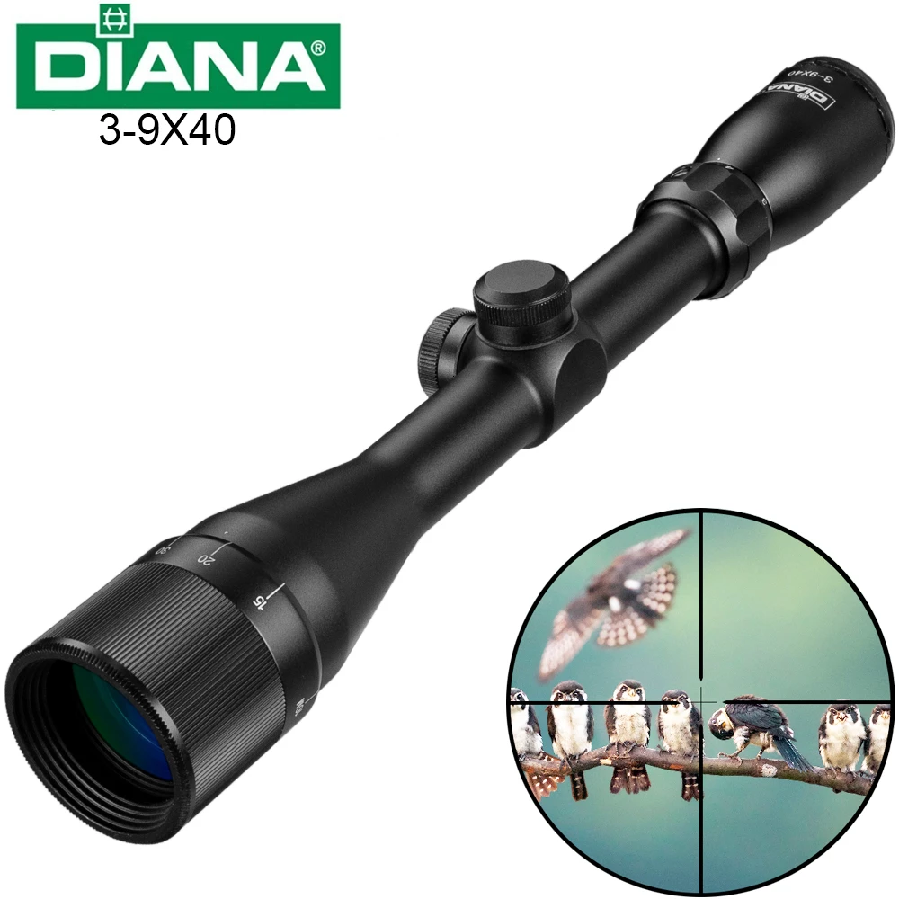 Оптический прицел DIANA 3-9X40 AO для винтовки охоты | Спорт и развлечения