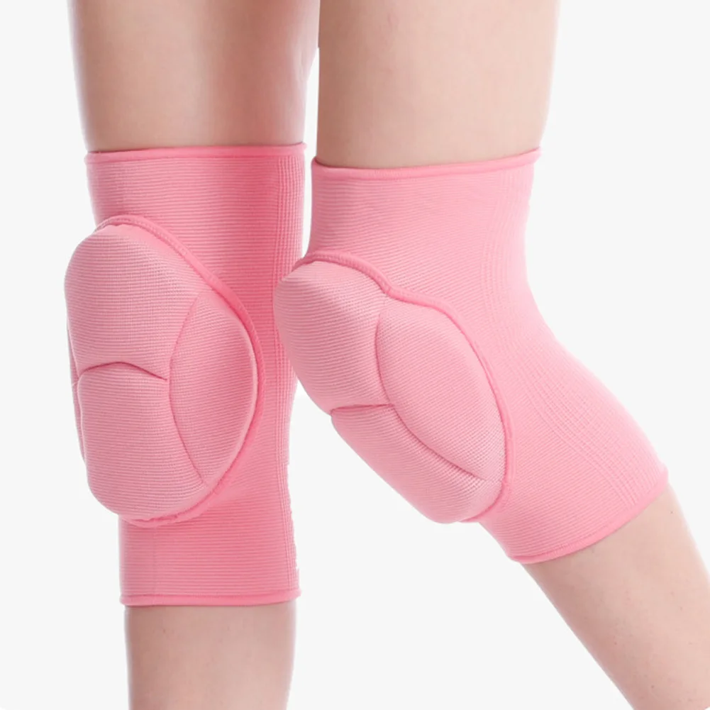 

Thickened Sponge Knee Pad Basketball Sport Volleyball Knee Protector Brace Compression Leg Sleeve Sportswear S-L