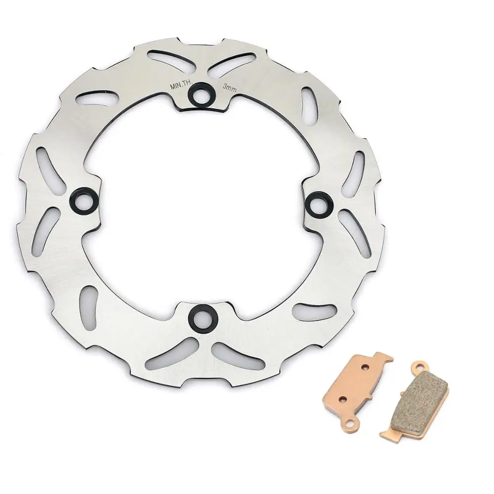 BIKINGBOY волнистые задние тормозные диски роторные колодки для Honda CR 125 R 1989 1997 250 1996 500