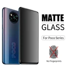 Матовое стекло без отпечатков пальцев для Xiaomi Poco X3 Pro X3 NFC M3 Pro F3, пленка для экрана Xioami Mi Pocox3 X3Pro, очки, 2 шт.