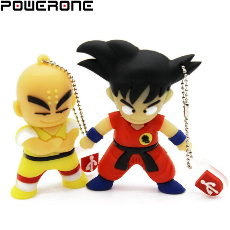 POWEONE продвижение пластиковые dragonball 3d Сон Гоку ручка привод мультфильм USB 2 0 карта