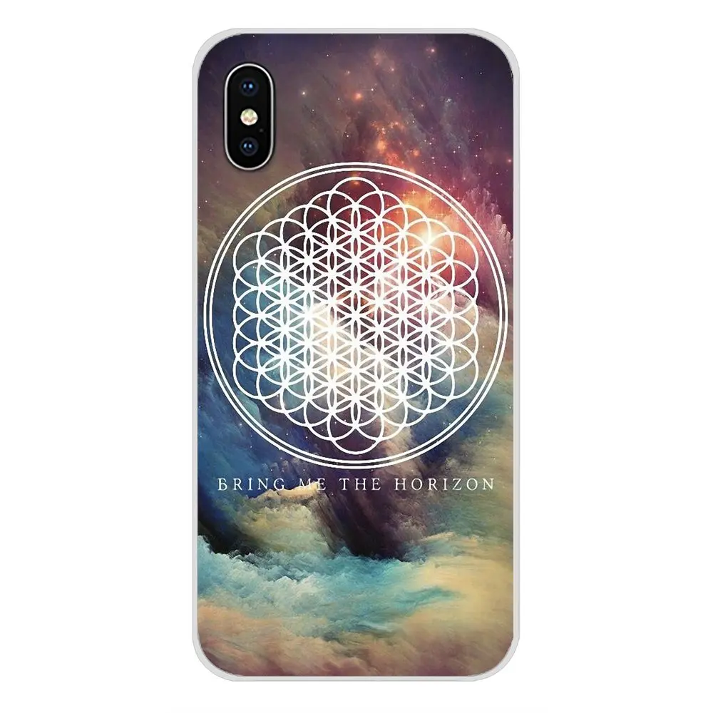 Мягкий кожаный чехол с изображением цветов жизни Bring Me Horizon для HTC One U11 U12 X9 M7 M8 A9 M9 M10