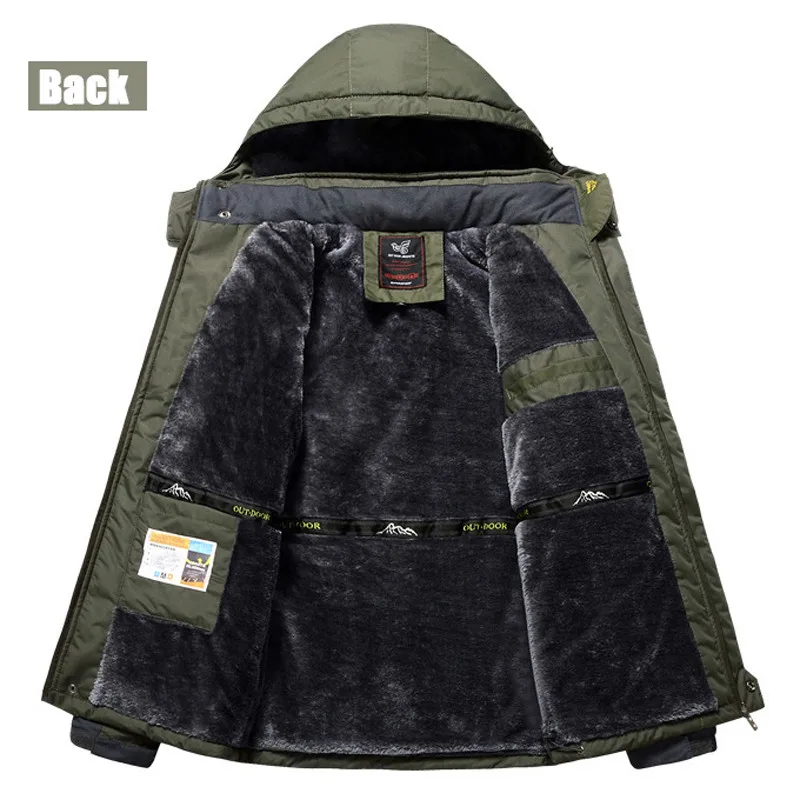 Жутко и boror Размер 5XL 6XL 7XL 8X 9XL зимняя куртка мужская верхняя одежда флис