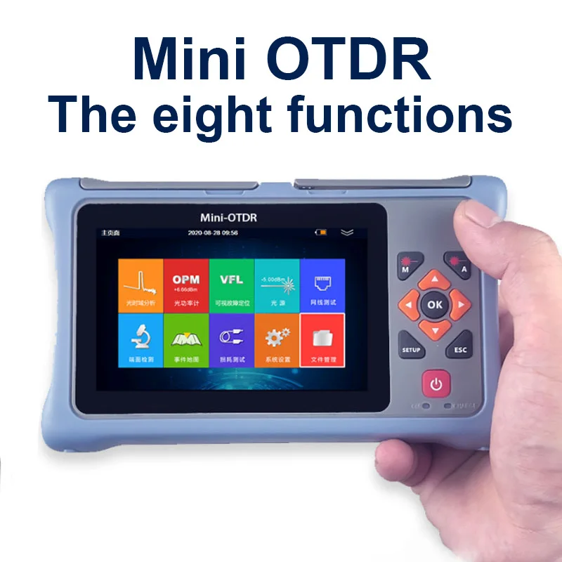 Новый ручной Мини Многофункциональный оптический рефлектор OTDR с временным
