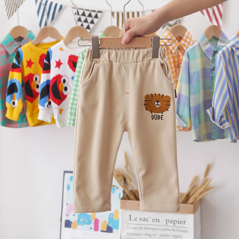 

New Spring Autumn Children Cotton Clothes Baby Boys Girls Splicing Hooded Pants 2Pcs/sets Infant Kids Fashion Toddler Tracksuits