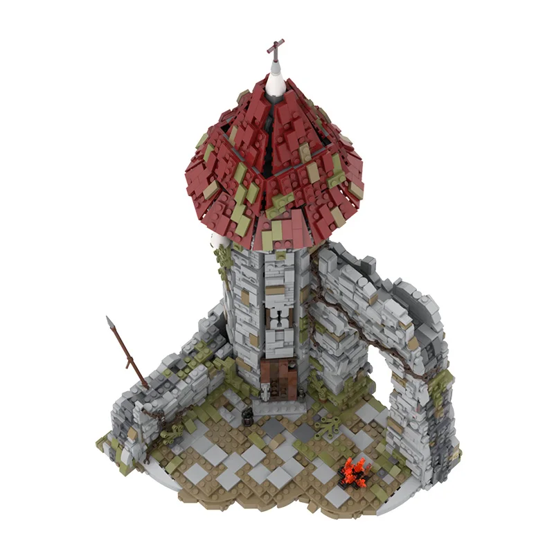 

Street View House Model Castle Scene for the game Dark Souls Constructor Toys Building Blocks Bricks For Children Kids Gift