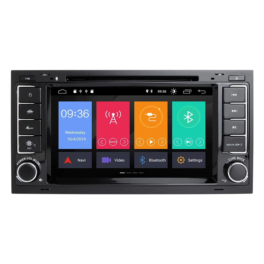 Авторадио 2 Din Автомобильный dvd-плеер на основе Android для VW/Volkswagen/Touareg/Transporter T5 Multivan