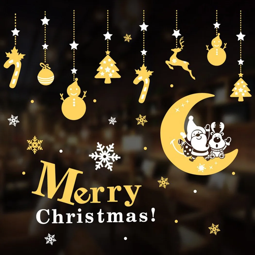 

Decoration Sticker Festival Wall Stickers Holiday Home Ornament PVC Parts