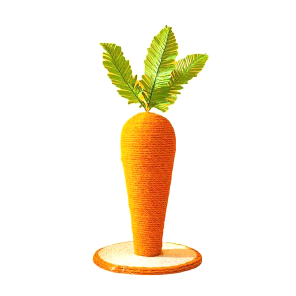 

Cat Scratcher Cat Tree Tower Scratching Cat Tree Cute Carrot Cat Climbing Post Funny Cat Grinding Claw Tickle Post Pet Supplies