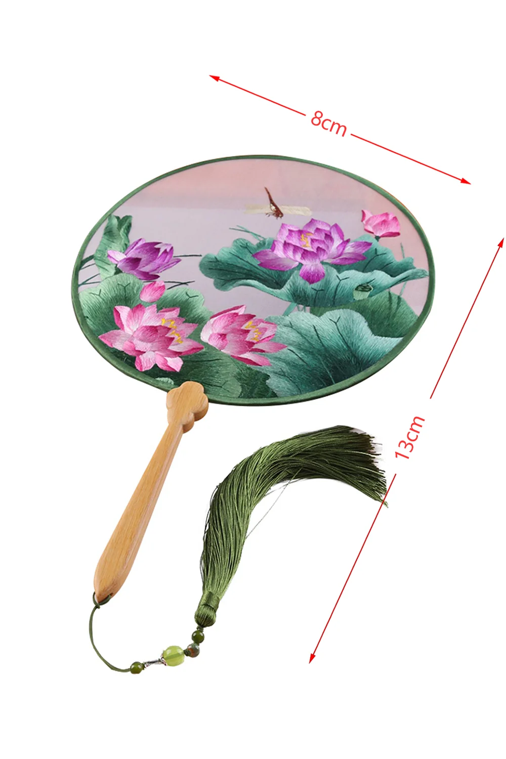 

Chinese Cultural Beautifully Made Double Hand Embroidery Fans Palace Style Gifts Bride Wedding Bouquets Bouquet Mariage